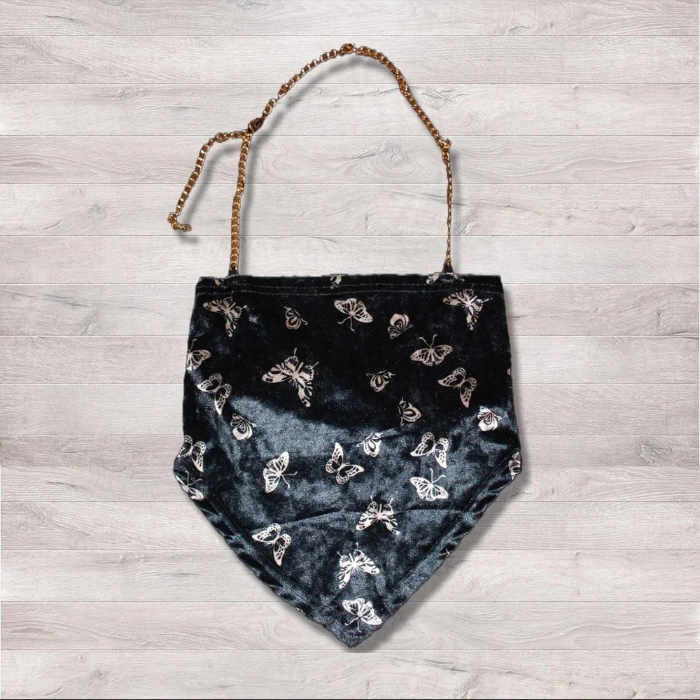 Velvet Butterfly Handkerchief Top - Picture 6 of 8